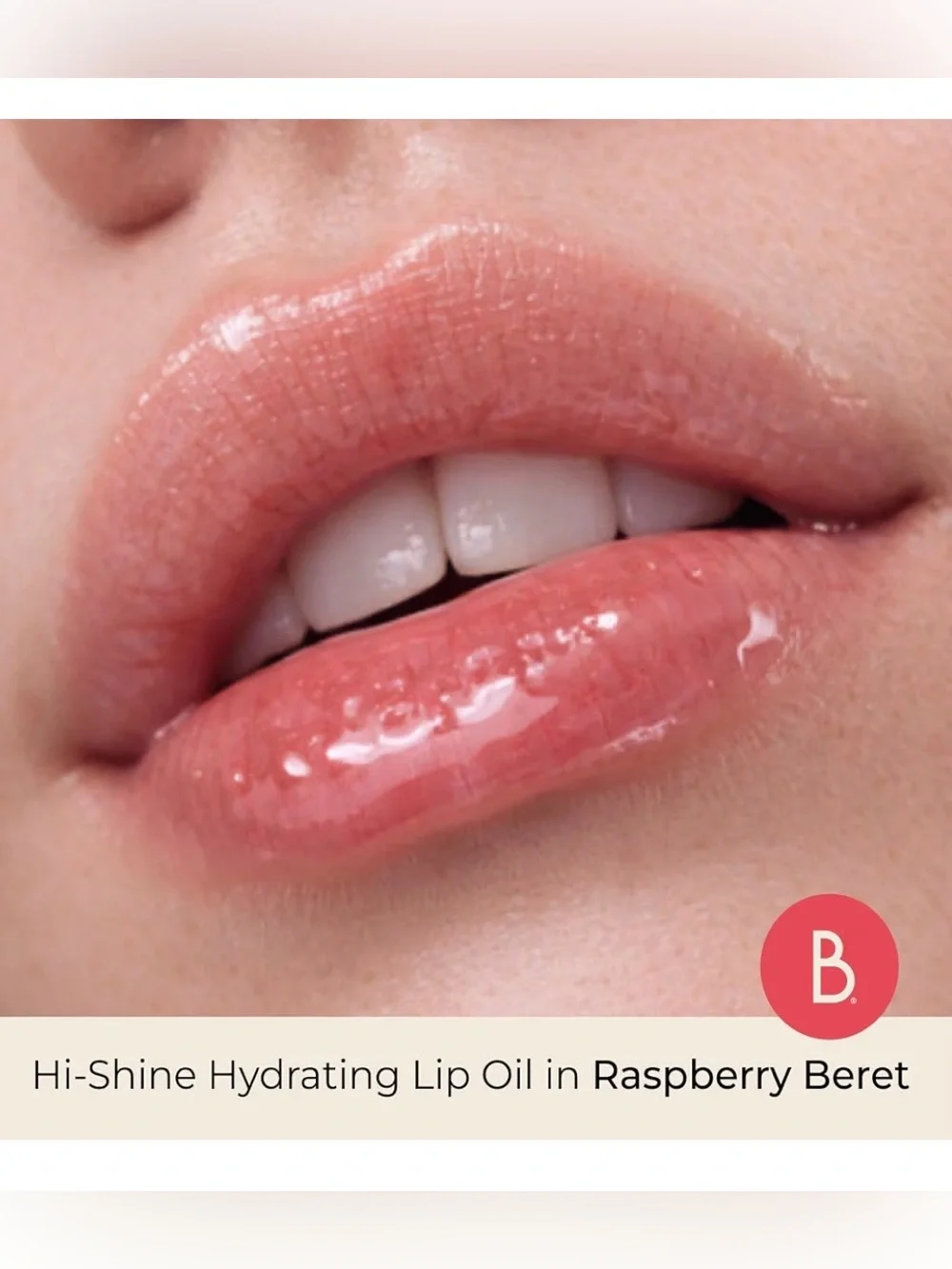 Beauty For Real Lip Revival Hi-Shine Hydrating Lip Oil in Raspberry Beret